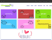 Tablet Screenshot of covadongainfantil.com